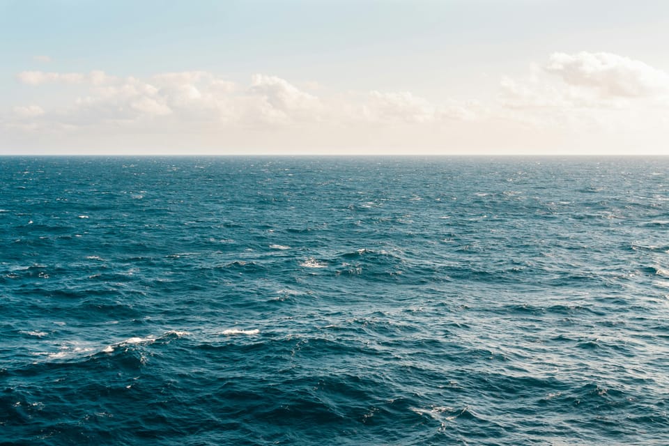 Landscape photograph of body of water